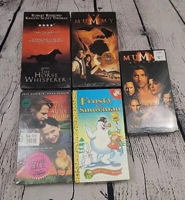 SEALED NEW VHS Family Lot of 5-Fly Away Home The Mummy Horse Whisperer MORE - Image 1 of 2