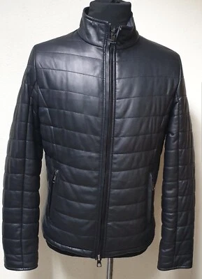GIACCA GIUBBINO PIUMINO IN DI PELLE UOMO TUTTE LE TG. DISPONIBILI DA 46 / 60 Foto 1 de 4