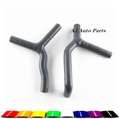 BLACK FOR KTM 85SX 85 SX 03-08 2004 05 2006 2007 Silicone Radiator Coolant Hose Foto 1 de 4