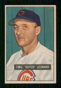 1951 BOWMAN # 102 EMIL LEONARD 18220 - Picture 1 of 2