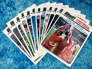 Shoot! Football Fact Card base set single cards by I.P.C Shoot Magazine 1984