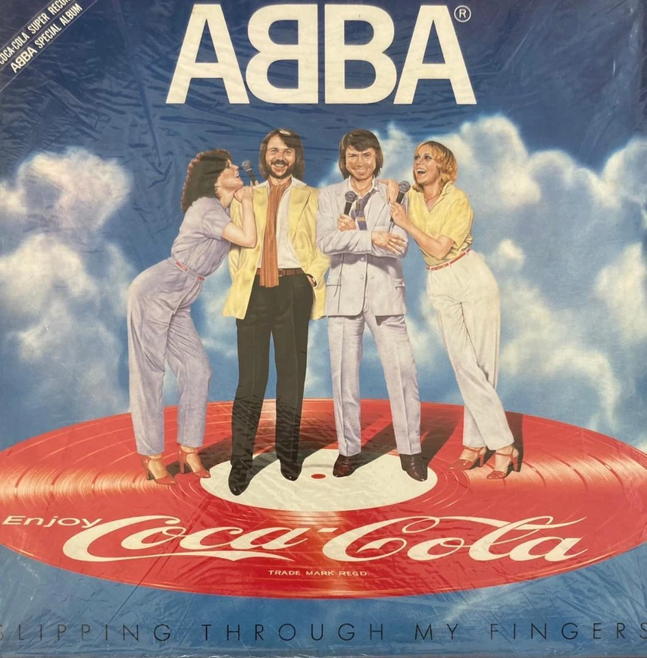 "Novelty" ABBA Slipping Through My Fingers Coca-Cola Super Record 12" LP  - Image 1 of 4