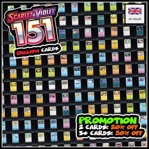Pokemon 151 English Trading Card | Select Cards | UK Seller | upto 50% OFF