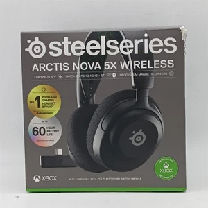 SteelSeries Arctis Nova 5X Wireless Multi-System Gaming Headset, Black - Picture 1 of 2