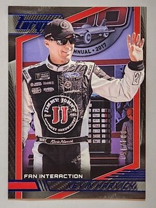 2017 Panini Torque NASCAR Racing Fan Interaction #76 Kevin Harvick Blue #084/150