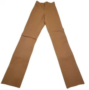 Leggings de cuero elásticos JOSEPH cálidos topo camel tostado piel de cordero usados en excelente estado 38 / EE. UU. 6 medianos - Imagen 1 de 15