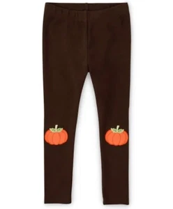 Girls Pumpkin Leggings - Lil Pumpkin - Brown Bear Sz 8 - Picture 1 of 4