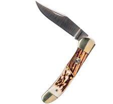Remington R15727 Guided Stainless Blade Bone Handle Copperhead Knife