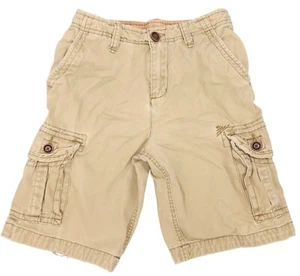 Boy's Red Camel Cargo Khaki Shorts Size 12 Distressed 100% Cotton Bottoms Belk - Picture 1 of 5