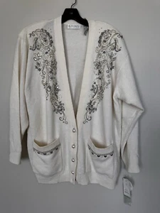Vintage Y2K Cardigan Sweater 1XL - Picture 1 of 7