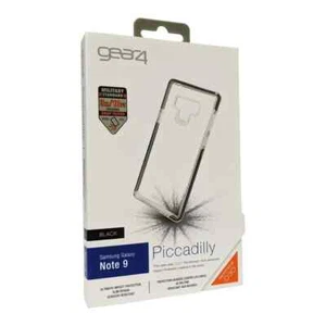 NEW Gear4 Piccadilly Series Hard Case for Samsung Galaxy Note9 - Clear/Black Gel - Picture 1 of 2
