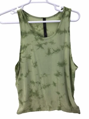 Lululemon Top Unisex Tank Pullover Size Medium Green Earth Tie Dye - Image 1 of 4