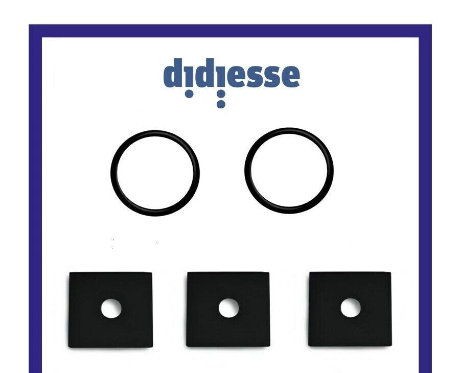 2 GUARNIZIONI E 3 SPESSORI - Ricambio Originale - Macchina caffè DIDIESSE FROG
