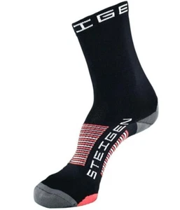 Steigen Black Unisex 3/4 Length Running Socks - Picture 1 of 1