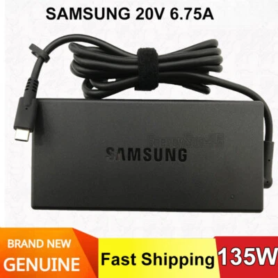 A21-135P1A Original Nuevo Samsung 20v 6.75a Adaptador de Corriente CA PD-135BBH Foto 1 de 4