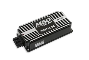 Caja de control de encendido digital MSD negra 6A chispa múltiple SBC BBC SBF Chevy Ford - Imagen 1 de 7