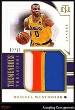2021-22 National Treasures Tremendous Prime Russell Westbrook PATCH RELIC /25