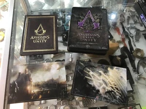 ASSASSINS CREED UNITY BASTILLE EDITION STEELBOOK BOOK AND POSTARDS ONLY NO GAME - Picture 1 of 17
