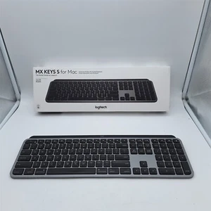 Logitech MX Keys S for Mac, Wireless Keyboard, Fluid - Space Grey - Picture 1 of 4