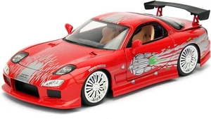 Jada 1:24 Fast & Furious di Dom 1993 Rosso Mazda RX-7 98338 - Foto 1 di 8