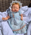 1960's Ideal 16 inch Thumbelina, OTT 16 - has Knob, Works, Original rooted hair