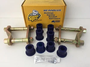 SUPER PRO Rear Greaseable Shackle & Bush Kit suit Holden Colorado RG 12 SUPERPRO - Bild 1 von 1