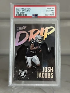 Josh Jacobs PSA 10 #ND-JA NFL DRIP Case Hit 2021 Panini Prestige Raiders Packers - Picture 1 of 2