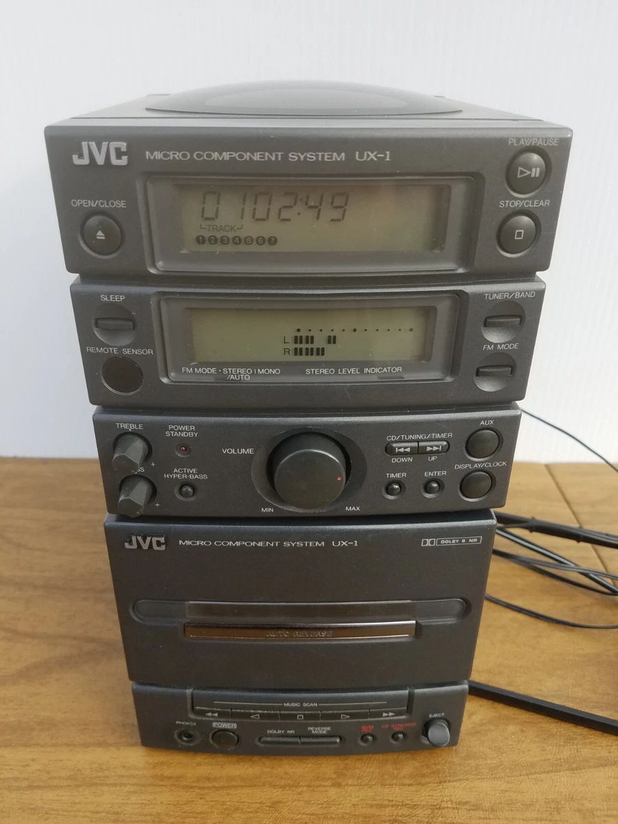 JVC 磁带家用音频紧凑型和书架式立体声音响| eBay