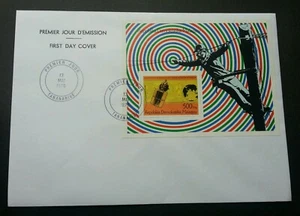 Madagascar International Telecommunications Centenary 1976 Satellite Earth (FDC) - Picture 1 of 5
