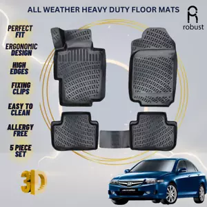 Floor Mats Liners For Honda Accord 2002-2007 All Weather Heavy Duty 3D Car Rugs - Bild 1 von 10