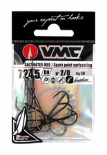 VMC 7245BN Spark Point Surfcasting Einzelhaken Größe 8 - 2/0 Plattfischhaken