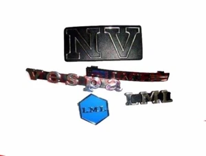 Kit de insignia emblema capucha protector de pierna de fundición cuerno Vespa LML NV scooter - Imagen 1 de 1