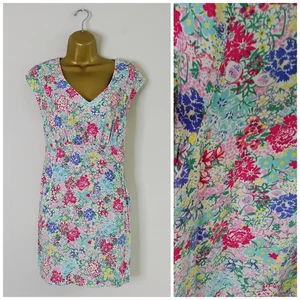 Joules Elodie Summer Floral Ditsy Print Tunic Top Sz 12 Casual Comfort - Picture 1 of 13