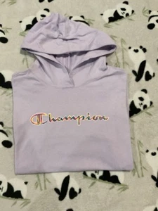 Champion Mädchen Medium Lila Hoodie Lavendel Pullover Leicht Sweatshirt Sweater M - Bild 1 von 5