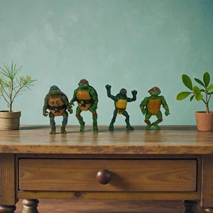 action figure vintage Teenage Mutant Ninja Turtles 4 - Foto 1 di 8