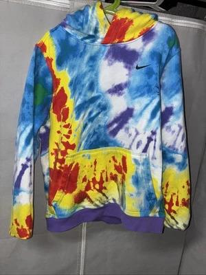 Nike Sportswear Club Niños Grandes Tie-Dye Pullover Sudadera con Capucha Talla Juvenil Grande Foto 1 de 4