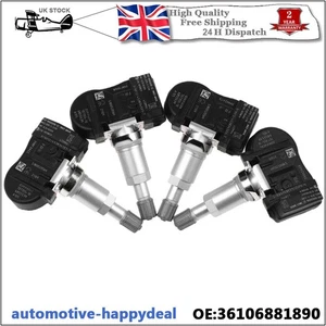 4X TPMS SENSOR PRESIÓN NEUMÁTICOS BMW 1 2 3 4 i Series MINI M2 M3 M4 X1 X2 X5 X6 - Imagen 1 de 6