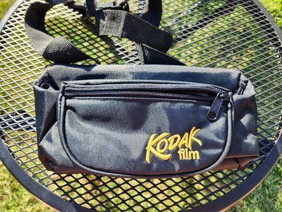 90s VINTAGE BLACK KODAK ADJUSTIBLE FANNY PACK - Image 1 of 4