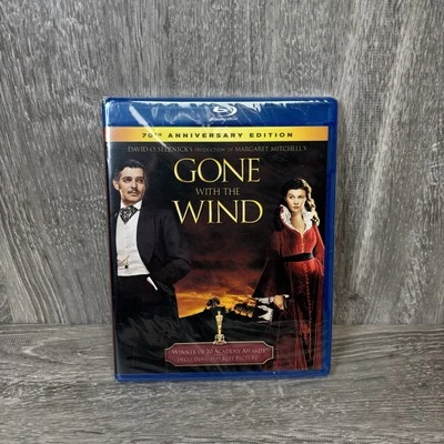 Gone With The Wind NEW BLU-RAY Disc 70th Anniversary Edition Sealed FREE SHIP - Image 1 of 4