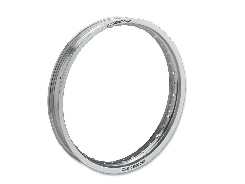 Moose Aluminum Rear Rim - 18x2.15 - Silver Motorcycle ATV/UTV Street Bike - Image 1 of 3