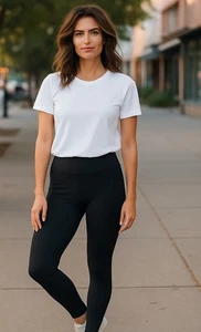 Legging Victoria's Secret On Point Flow longitud 7/8 con bolsillo negro talla 10 nuevo con etiquetas - Imagen 1 de 9