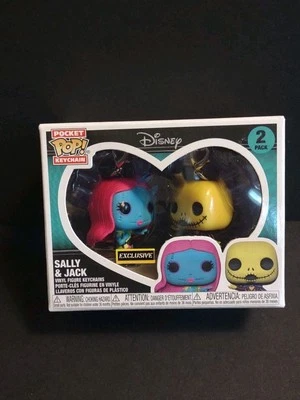 Funko Pocket Pop! Keychain The Nightmare Before Christmas Sally & Jack NIB  - Image 1 of 4
