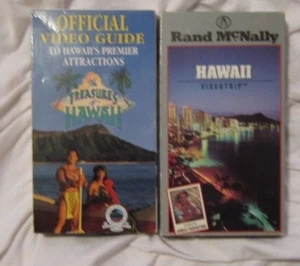 Hawaii Videotrip Official Guide Two Vhs Tapes James Faretino Dole Maui Aloha - Picture 1 of 2