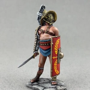 Roman gladiator Murmillo 54 mm, Painted tin toy soldier, Roman soldier miniature - Picture 1 of 14