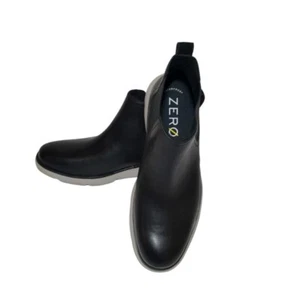 ZeroGrand Herren Schwarz Leder Chelsea Boots Slipper Leichte Sohle, Größe 10M. - Bild 1 von 7
