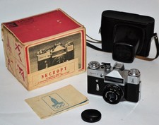 RUSSIAN USSR "ZENIT-E MOSCOW 80' OLYMPICS"+ INDUSTAR-50-2 LENS, BOX + GUIDE (1)