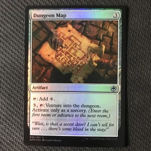 Mapa de mazmorras Magic The Gathering FOIL Adventures in the Forgotten Realms 242/28 casi nuevo/m - Imagen 1 de 1