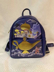 Loungefly Disney Jasmine, Abu and Genie Mini Backpack - Picture 1 of 4