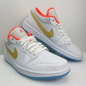 NIKE Air JORDAN 1 Low DC9509-100 Sneaker Shoes - Women's 11 - Men’s 9.5 - Picture 1 of 11