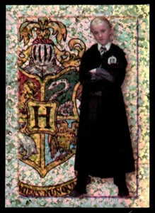 2001 Panini Harry Potter Sticker Set Draco Malfoy RARE #149 Gold Holo - Picture 1 of 2